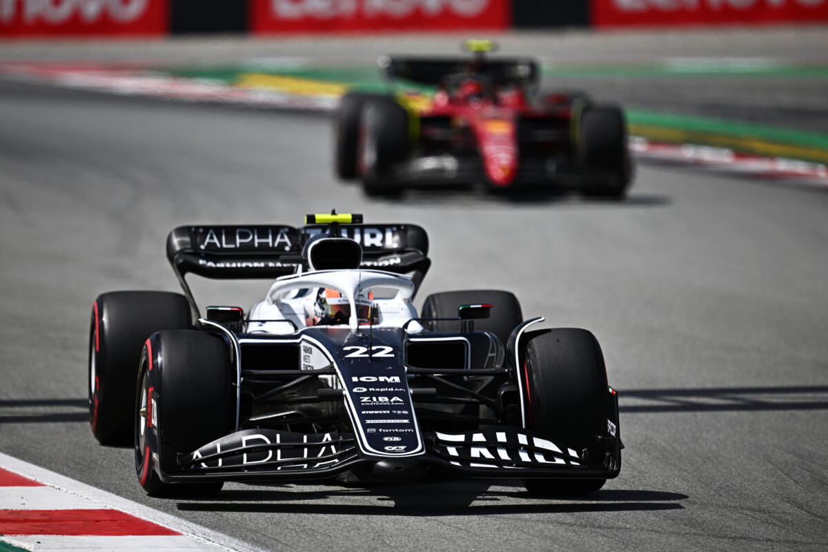 苦戦が予想されたスペインGPでアルファタウリの角田裕毅が10位入賞(写真・Getty Images / Red Bull Content Pool)
