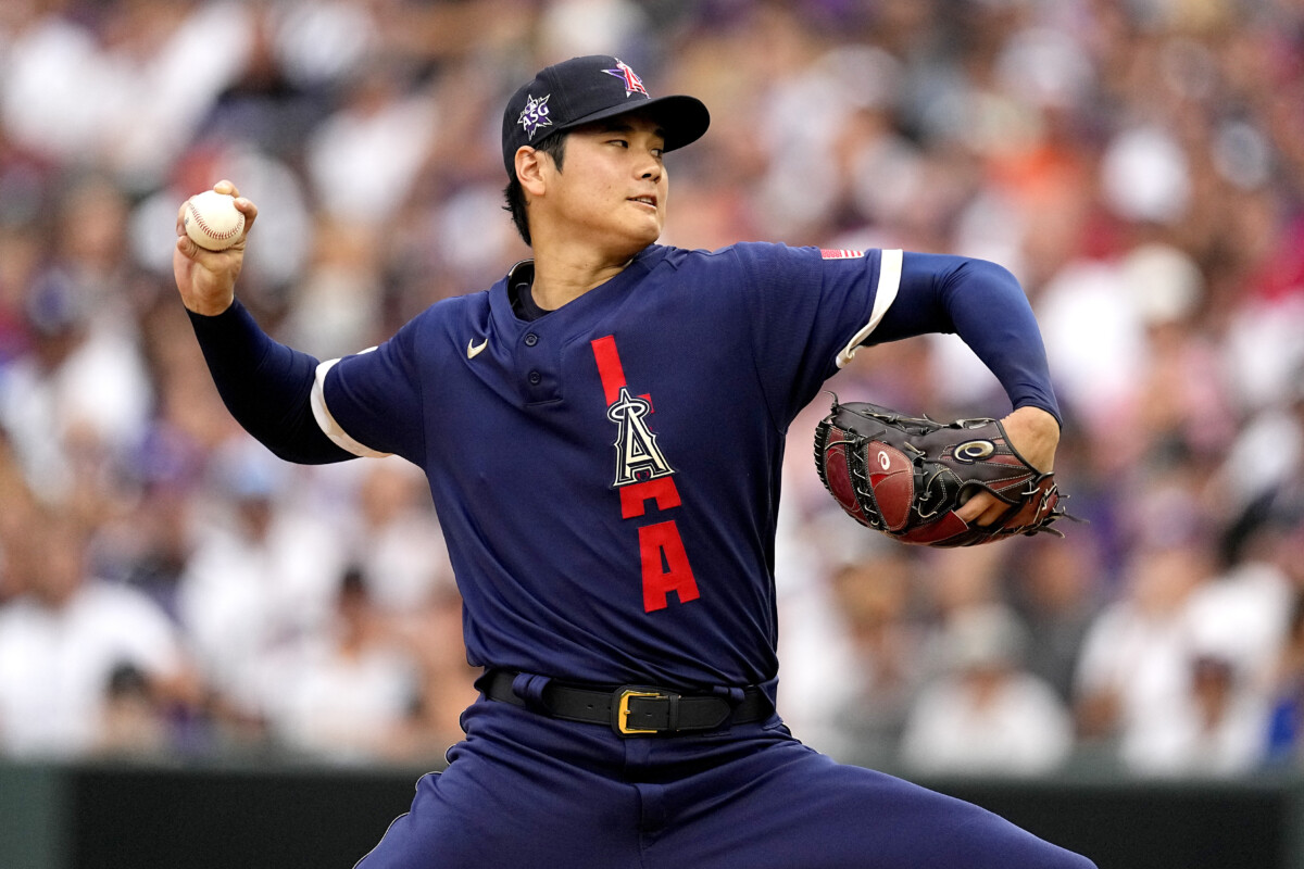 昨年の米球宴で大谷翔平は本塁打競争、本番での二刀流出場と続けて話題を独占した(写真・AP/アフロ)