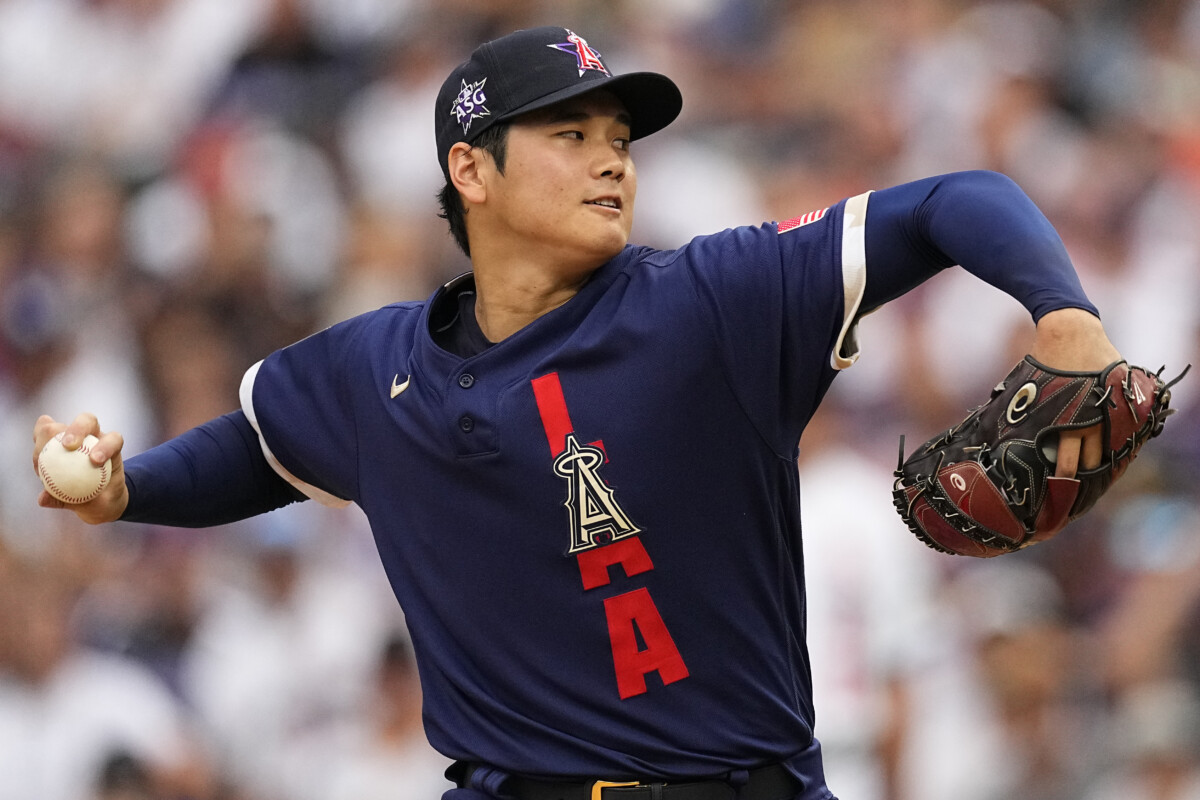 昨年の米球宴で大谷翔平は「投手・1番」で先発出場して歴史を塗り替えた(写真・AP/アフロ)
