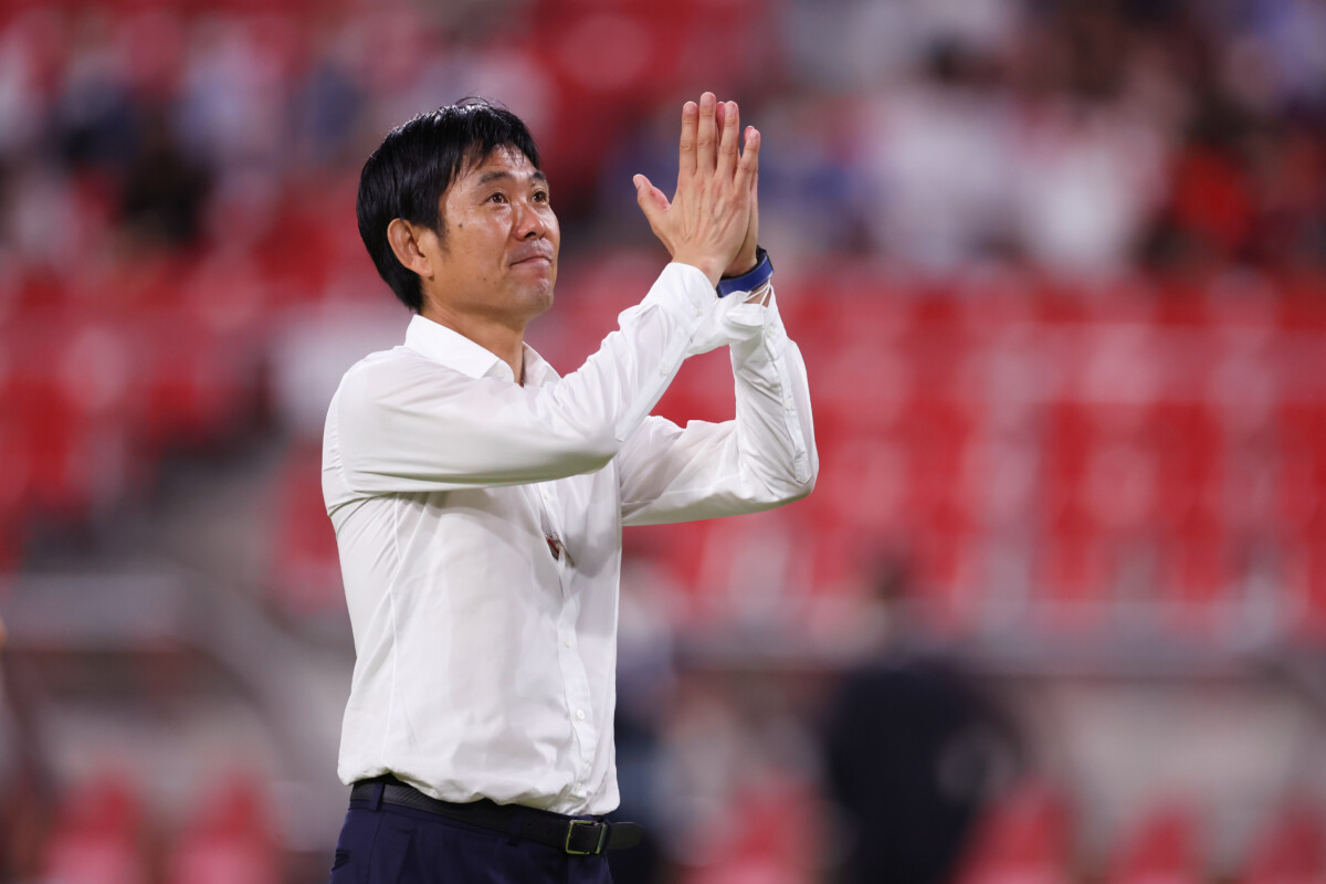 森保監督が明かしたカタールW杯準備プランとは?(写真:森田直樹/アフロスポーツ)